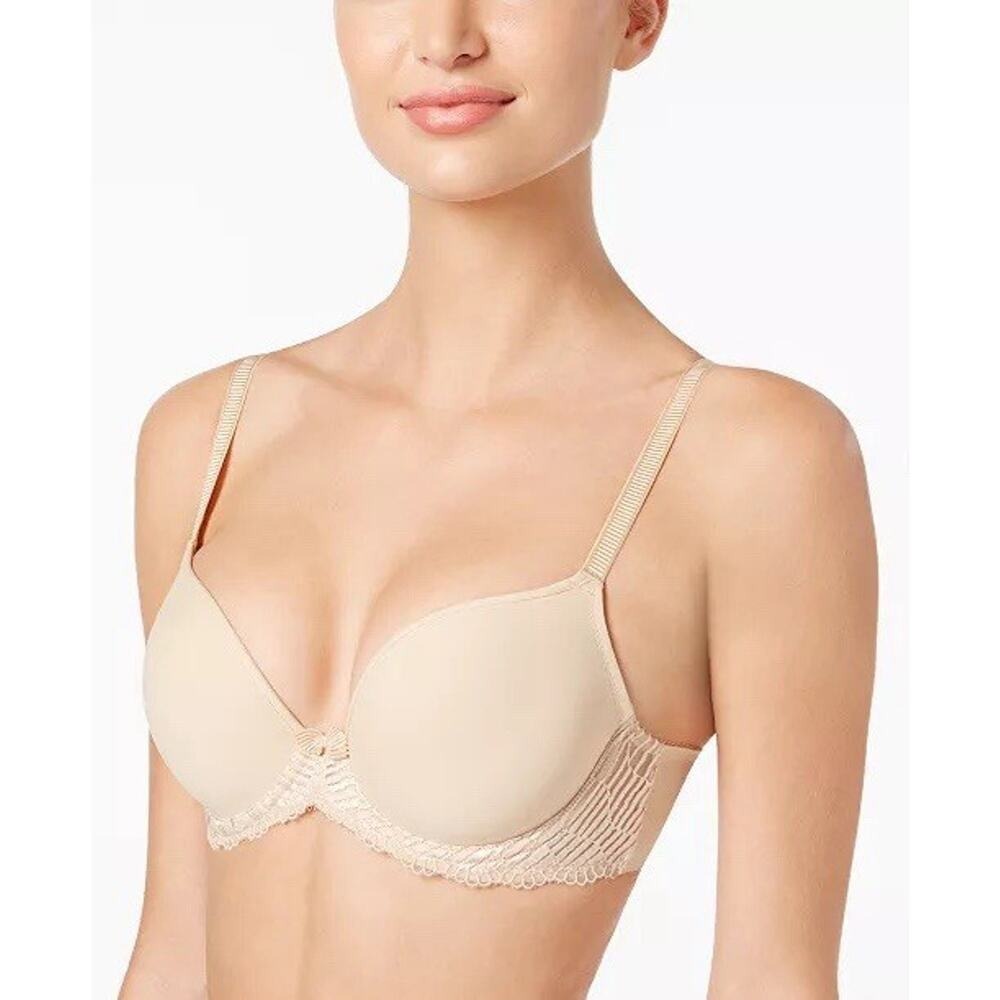 Wacoal 38DDD Bra 853117 La Femme Contour T-Shirt Underwire Beige Smooth Contour